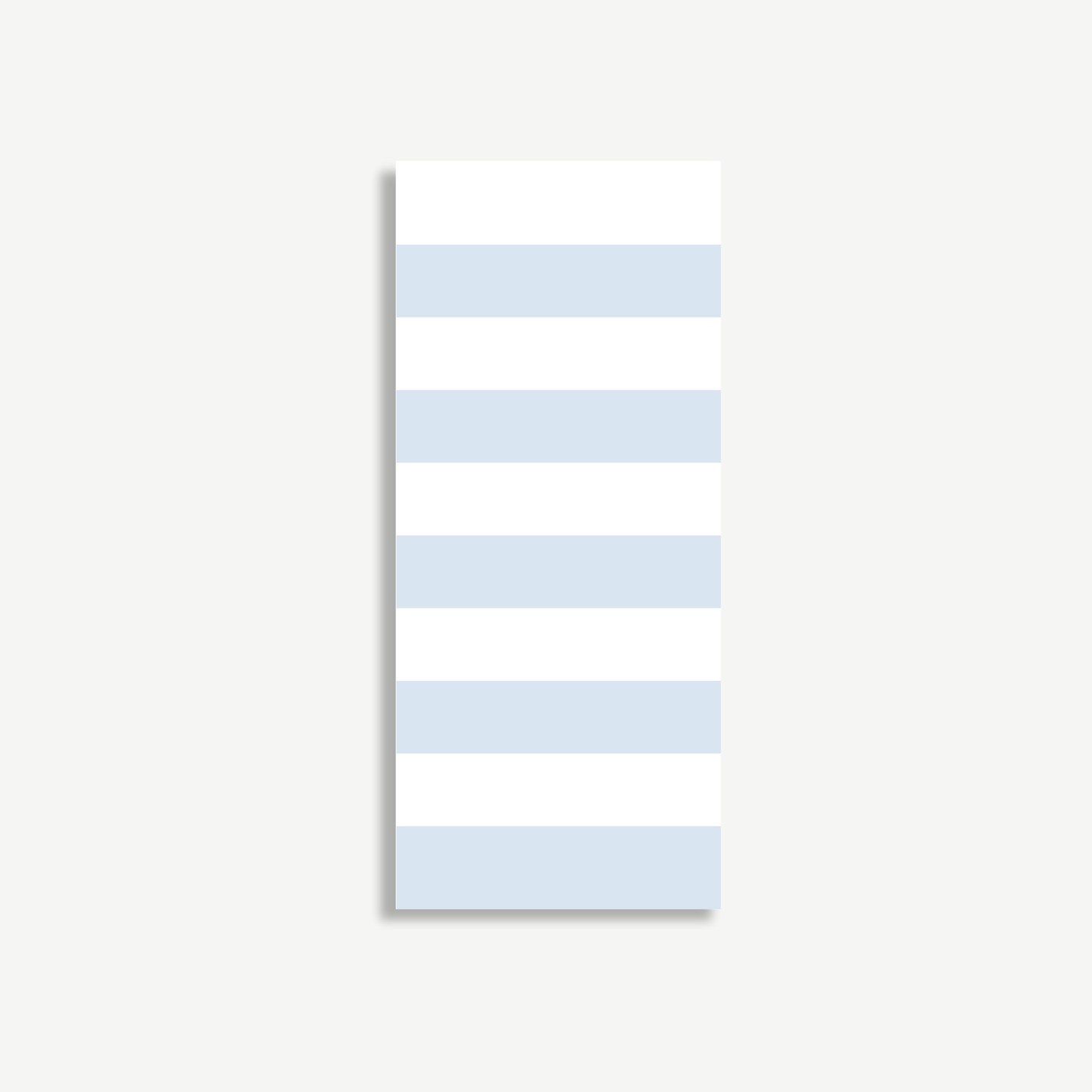 Blue and White Striped Notepad – Teacher & Office Stationery